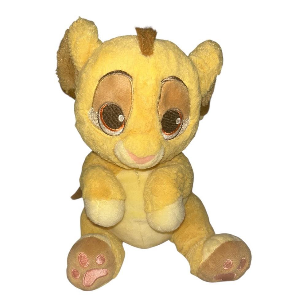 Disney Babies Simba Plush 10 Lion King Stuffed Animal Sitting Soft Toy Cuddly